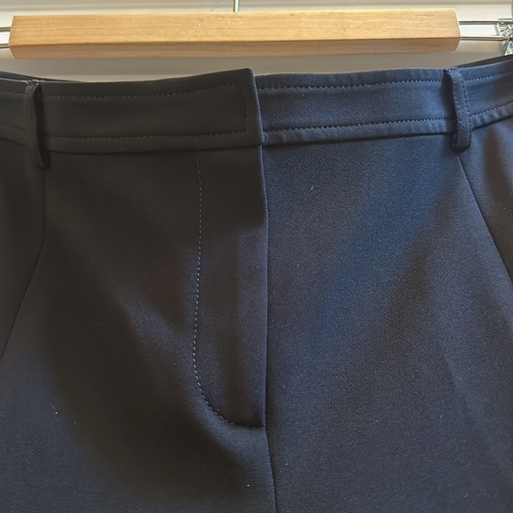 ST John caviar black trousers Jennifer Crepe Marocain ankle pant Sz10 - Picture 7 of 9